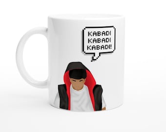 Ceramiczny kubek do kawy Ghilli Vijay Kabadi, zabawny prezent dla kina tamilskiego