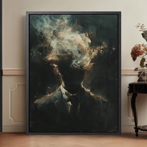 Moody Dark Academia Art Print: Surreal Gothic Home Decor