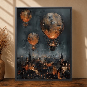 Dark Academia Wall Art – Vintage & Moody Décor Print – Dark Luxury Artistic Home Decoration – Dark Academia Art Print