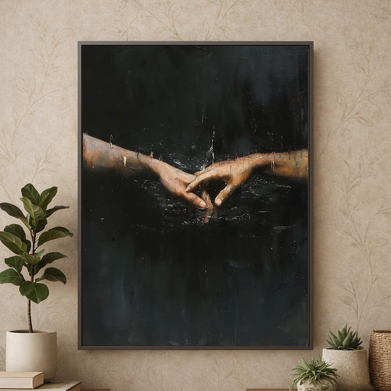 Dark Academia-muurdecoratie - Sfeervolle kunstprints, gotisch esthetisch decor, uniek vintage canvaskunstwerk voor eclectische stijl voor een griezelig huis afbeelding 2