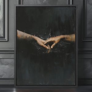 Dark Academia-muurdecoratie - Sfeervolle kunstprints, gotisch esthetisch decor, uniek vintage canvaskunstwerk voor eclectische stijl voor een griezelig huis afbeelding 1