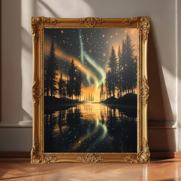 Moody Landscape Wall Print, Artful Home Decor for Living Room