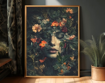 Moody Wall Art for Unique Home Decor & Aesthetic Vibes - Dark Academia Vintage Oil Painting Print