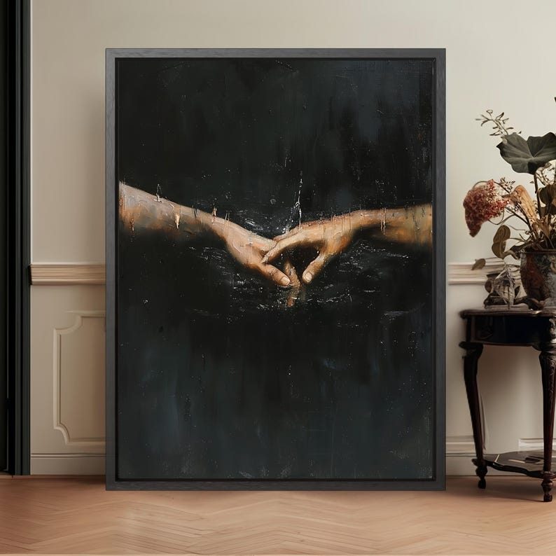 Dark Academia-muurdecoratie - Sfeervolle kunstprints, gotisch esthetisch decor, uniek vintage canvaskunstwerk voor eclectische stijl voor een griezelig huis afbeelding 8
