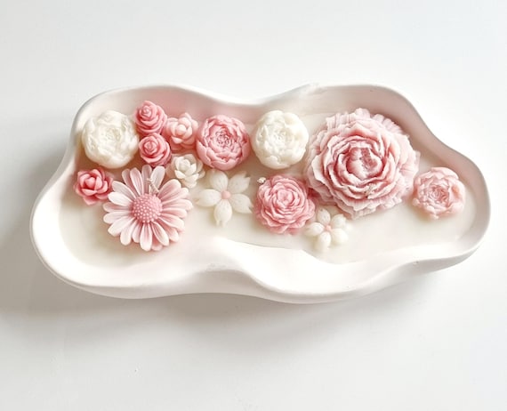 Bougie Rustique, fait à la main avec de la cire de coco - Peut être personnalisé avec le message de votre choix