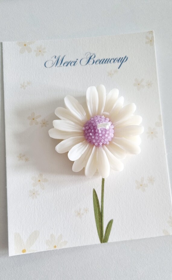 Bougie marguerite cire de coco | Cadeau de mariage | demoiselle d'honneur | Fleur personnalisée  - Personnalisation en bois ou papier
