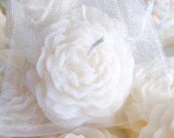 Cera profumata fatta a mano o candele a forma di fiore | Un tocco aromatico per la tua casa