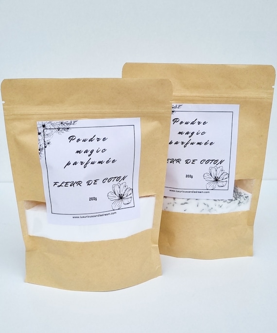 Poudre ménagère | d'aspirateur Parfumée 100gr à 500gr | Parfum d'intérieur | Fait main | Désodorisant sain  | Naturel | avec ou sans Lavande