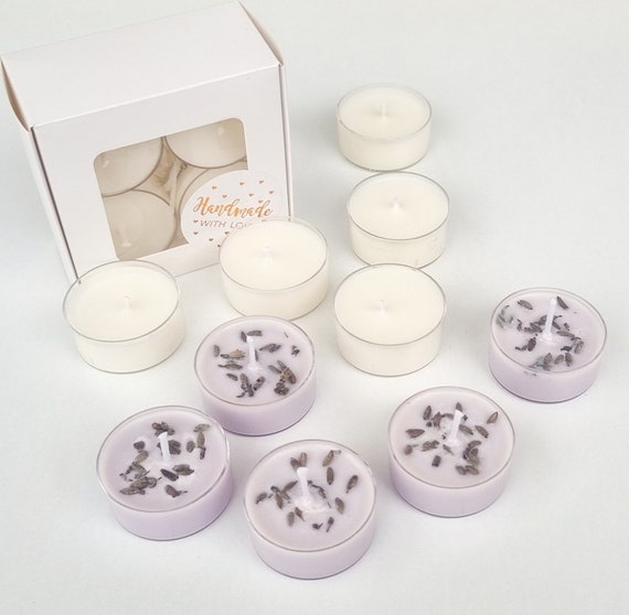 Lots Bougies chauffe-plat (4/10/20/50/100) Bougies chauffe-plat cire coco , Bougies naturelles - Avec ou sans Parfum