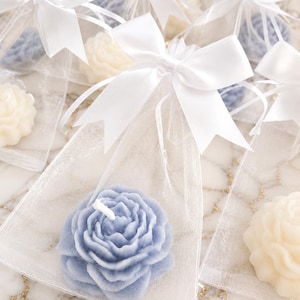 Candele profumate ai fiori | Candela floreale fatta a mano | Cera di cocco | Scelta di profumo e colore | Regalo originale per donne