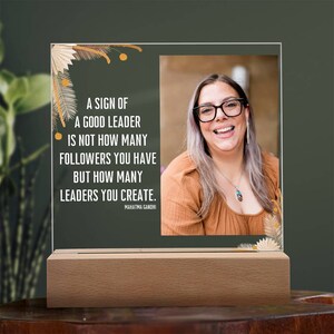 Personalized Boss Leader Superwoman Supervisor Gift for Boss,Mentor Appreciation Gift , Leader Plaque, Leadership Thank You Mentor Sign