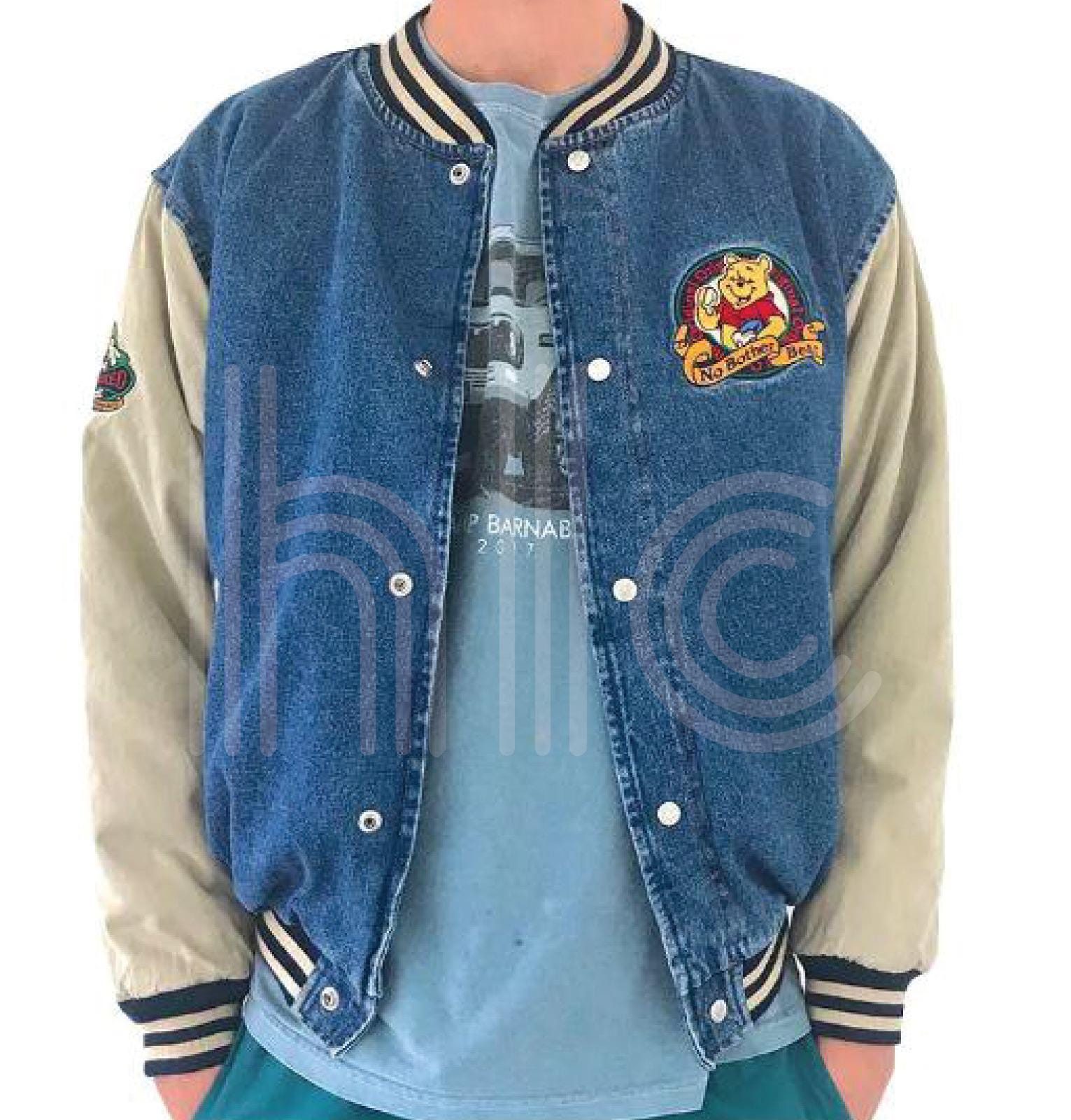 XXXTENTACION着用 Disney プーさん デニムスタジャン Mサイズ