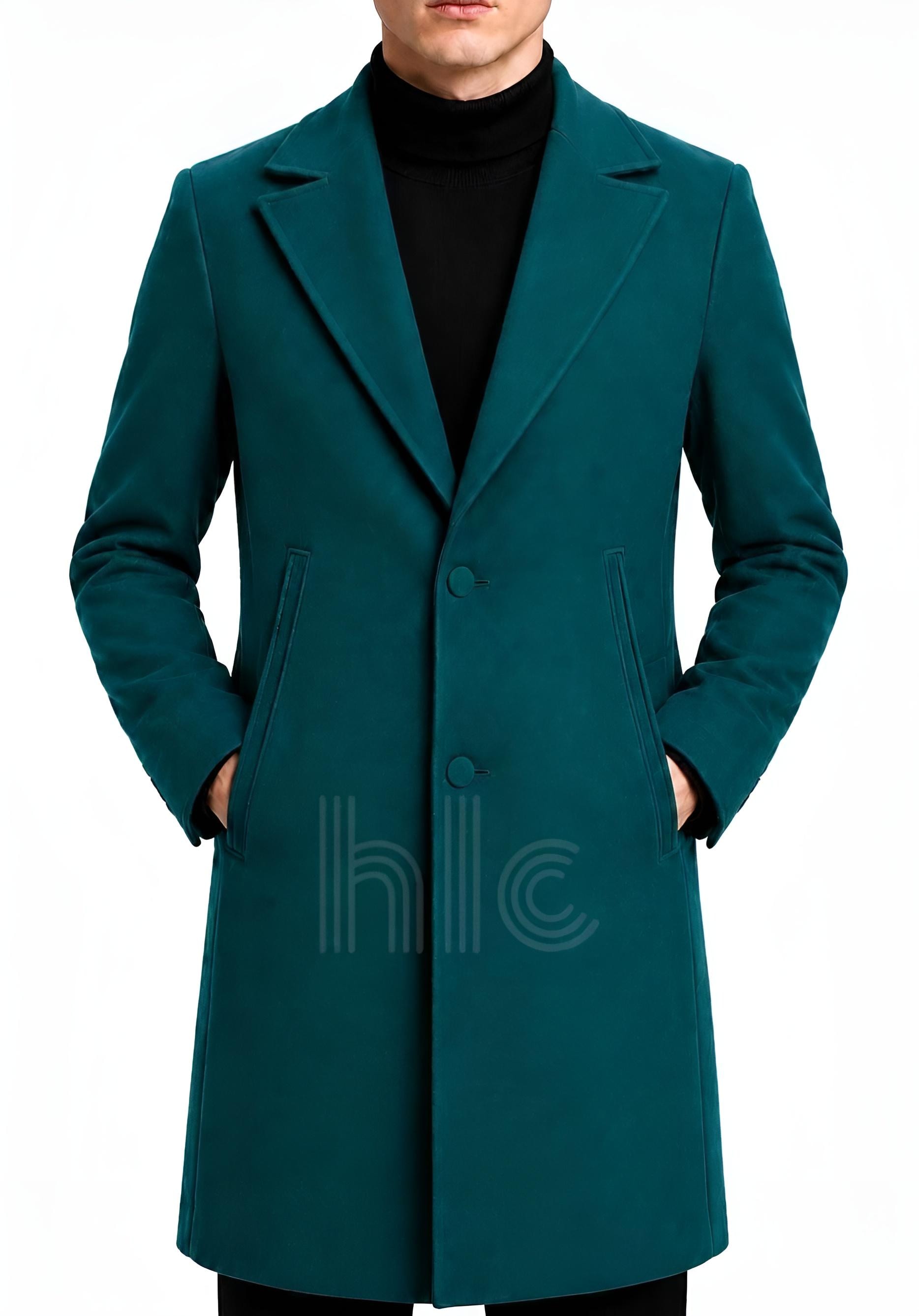 Green Wool Coat Vintage Xs - Etsy