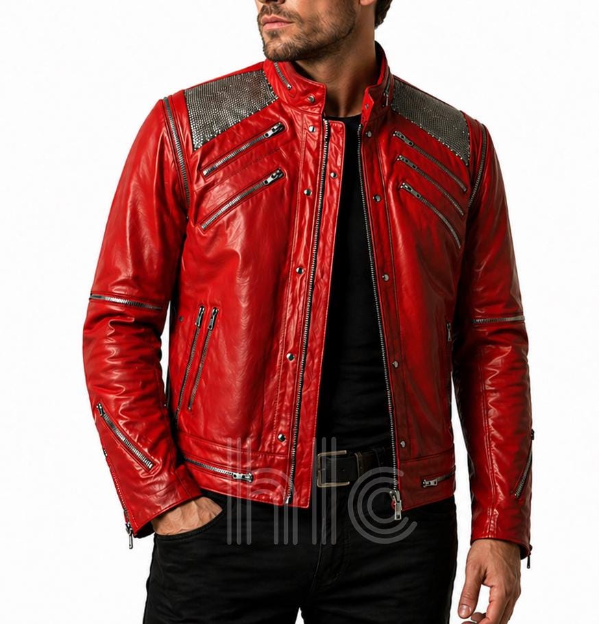 80s Leather Jacket - Etsy