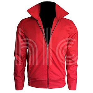 Men&#39;s James Dean Jim Stark Rebel Without a Cause Red Cotton Jacket,Red Cotton Jacket For Winter valentines jacket