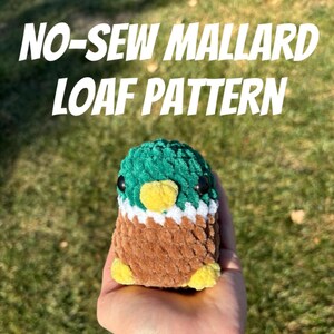 No-Sew Mini Mallard Loaf Crochet Pattern - PDF