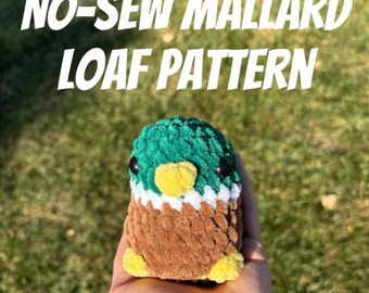 No-Sew Mini Mallard Loaf Crochet Pattern - PDF