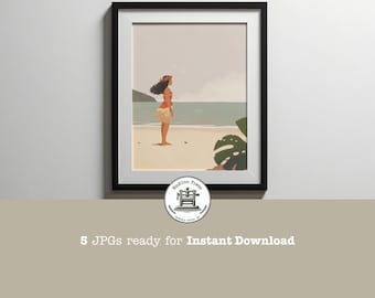 Moana 2 Watercolor Art Print: Kids Nursery Decor (Digital Art)