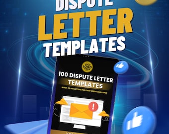 100 Dispute Letters Templates