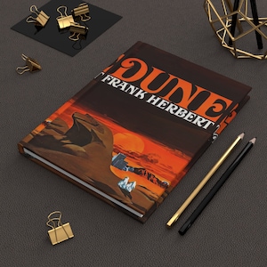 Frank Herberts Dune Journal Notizbuch, Buch Journal, Hardcover Notizbuch, Geschenk für Buchliebhaber, Geschenke für Bücherwurm