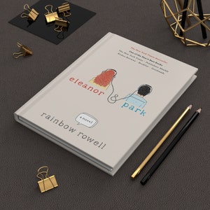 Rainbow Rowell&#39;s Eleanor & Park Notebook, Book Journal, Hardcover Notebook, Book Lover Gift, Bookish Gifts