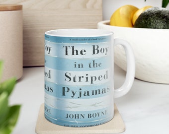 John Boyne's The Boy in the Striped Pyjamas Coffee Mug, Book Mugs, Coffee Cup, Ceramic Mug, Book Lover Gift