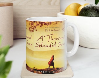 Khaled Hosseini's A Thousand Splendid Suns Book Cover Coffee Mug, Book Mugs, Coffee Cup, Ceramic Mug, Book Lover Gift