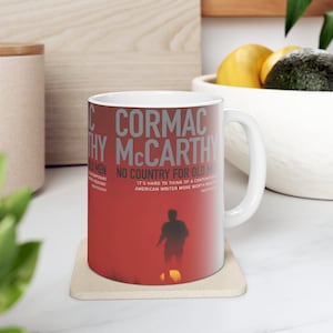 Non è un paese per vecchi di Cormac McCarthy Tazza da caffè, tazze con libri, tazza da caffè, tazza in ceramica, regalo per gli amanti dei libri