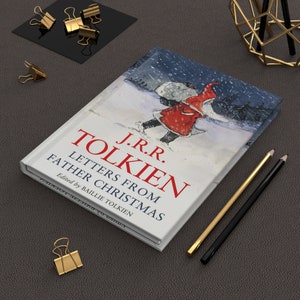 Cuaderno de cartas de Papá Noel de J. R. R. Tolkien, diario de libros, cuaderno de tapa dura, regalo para amantes de los libros, regalos para amantes de los libros