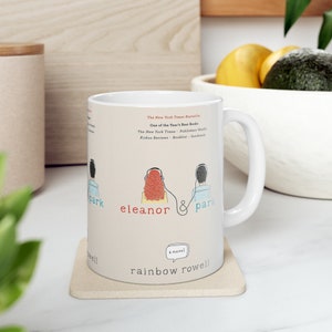 Rainbow Rowell&#39;s Eleanor & Park Coffee Mug, Book Mugs, Coffee Cup, Ceramic Mug, Book Lover Gift
