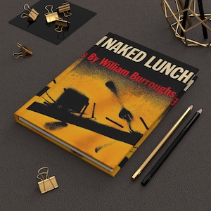 William S. Burroughs&#39; Naked Lunch Notebook, Book Journal, Hardcover Notebook, Book Lover Gift, Bookish Gifts