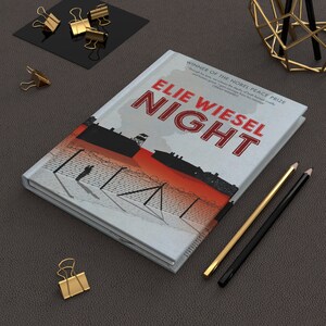 Elie Wiesel&#39;s Night  Notebook, Book Journal, Hardcover Notebook, Book Lover Gift, Bookish Gifts