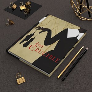 Arthur Miller&#39;s The Crucible Notebook, Book Journal, Hardcover Notebook, Book Lover Gift, Bookish Gifts