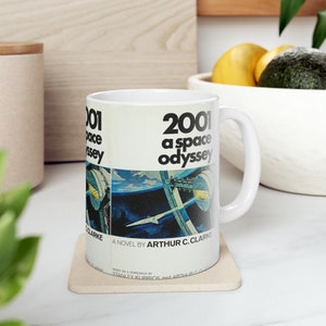 Arthur C. Clarke 2001: Eine Odyssee im Weltraum Buch Cover Kaffeetasse, Buch Tassen, Kaffeetasse, Keramikbecher, Buch-Liebhaber Geschenk