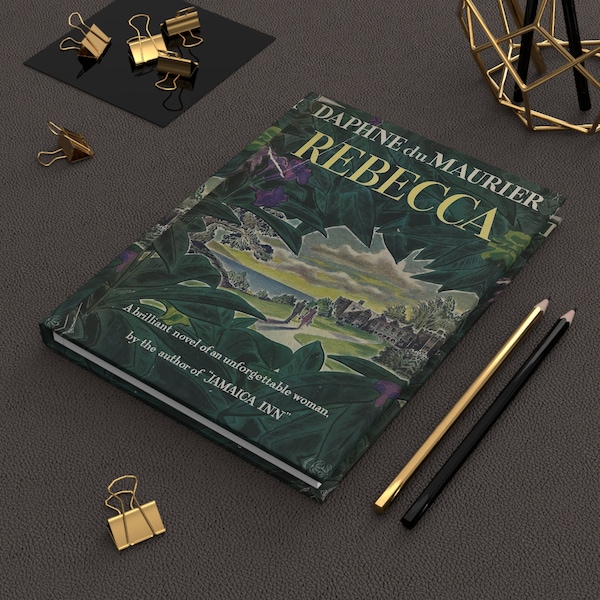 Daphne du Maurier's Rebecca Journal Notebook, Book Journal, Hardcover Notebook, Book Lover Gift, Bookish Gifts