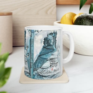 Charlotte Bronte&#39;s Jane Eyre Book Cover Coffee Mug, Book Mugs, Coffee Cup, Ceramic Mug, Book Lover Gift