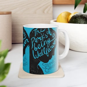 Stephen Chbosky&#39;s The Perks of Being a Wallflower Coffee Mug, Book Mugs, Coffee Cup, Ceramic Mug, Book Lover Gift