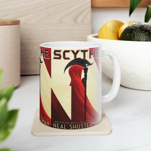Neal Shusterman's Scythe Book Cover Coffee Mug, Book Mugs, Coffee Cup, Ceramic Mug, Book Lover Gift