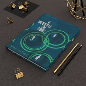 Madeleine L'Engle's A Wrinkle in Time Notebook, Book Journal, Hardcover Notebook, Book Lover Gift, Bookish Gifts
