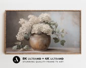 Vintage Still Life - Hydrangea | Neutral Tones | Digital Download | Samsung Frame TV Art | Collection 'Tranquil Stillness' by ARTEDYA
