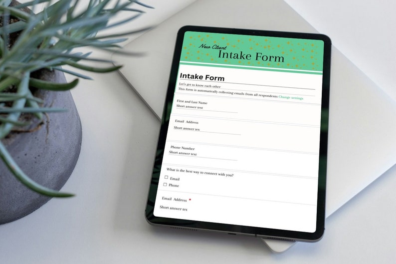 Tax Preparer New Client Intake Form Template - Printable &amp; Digital, Built for Tax Professionals ...