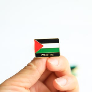 Palestine Enamel Pin: Watermelon Protest Symbol - Peace & Justice Jewelry