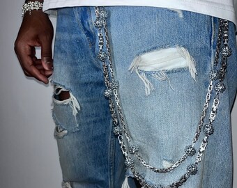 Crystal Balls Jeans Chains (wallet Chain) - Etsy Crystal Balls Jeans Chains (wallet Chain) - Etsy