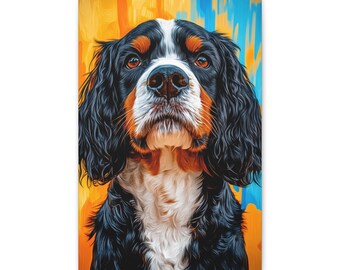 Cocker Spaniel canvas print wall art poster print, home living room kitchen decor dog lovers gift, trendy dog decor
