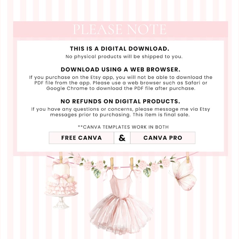 Pink Bow Baby Shower Invitation, Coquette Baby Girl Website Invitation with RSVP, Digital Baby Girl Invite Canva Template image 9