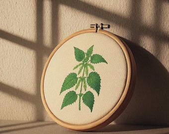 Nettle – Protected Boundaries | Cross Stitch Pattern PDF + SAGA + XSD | Botanical Digital Design | Pattern Keeper Friendly
