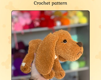 Nina the Cocker Spaniel - Crochet pattern