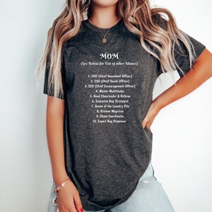 Mom Known Aliases Funny Mom Shirt Mom Gift Mothers Day Mom Sayings Mom Tee Mom TShirt New Mom Shirt Wife Gift Motherhood