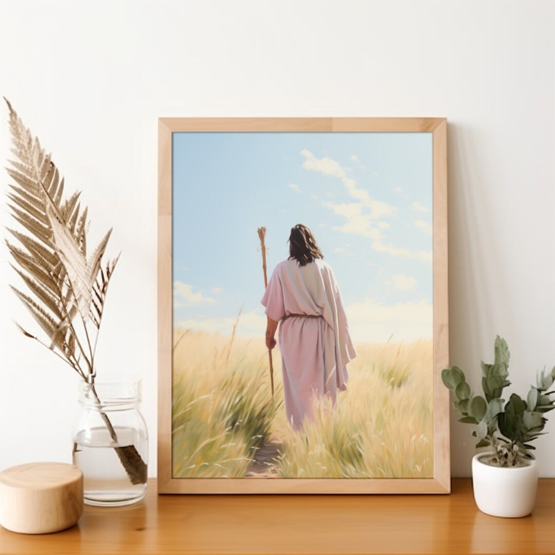 The Walk | the Savior | Digital Download | Christian Art | Religious ...