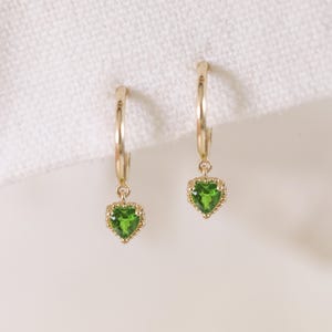 Argola de diopsídio cromada de ouro maciço 14k com clicker/anel de hélice de coração/anel de cartilagem com clicker/anel de concha de ouro/anel de abraço de ouro/anel de nariz 16g